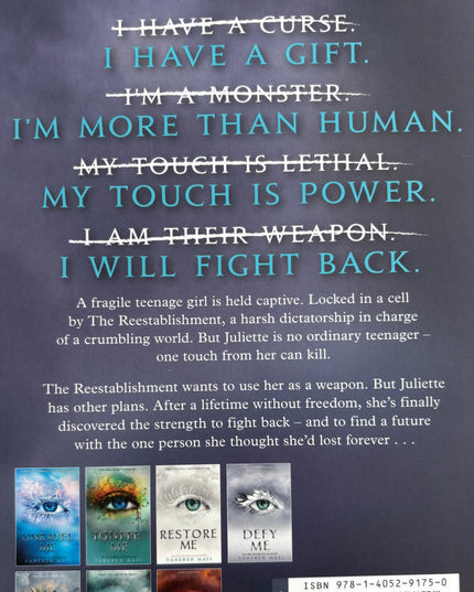 Mafi, Tahereh: Shatter me