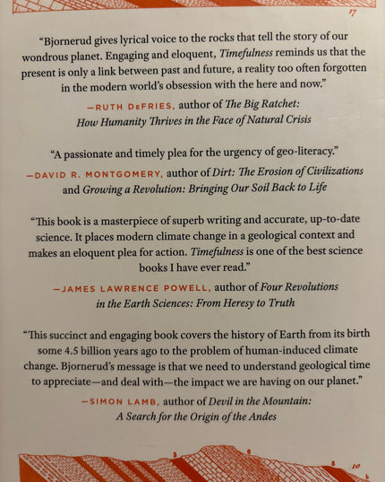 Bjornerud, Marcia: Timefulness - How Thinking Like a Geologist Can Help Save the World