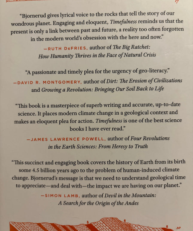 Bjornerud, Marcia: Timefulness - How Thinking Like a Geologist Can Help Save the World