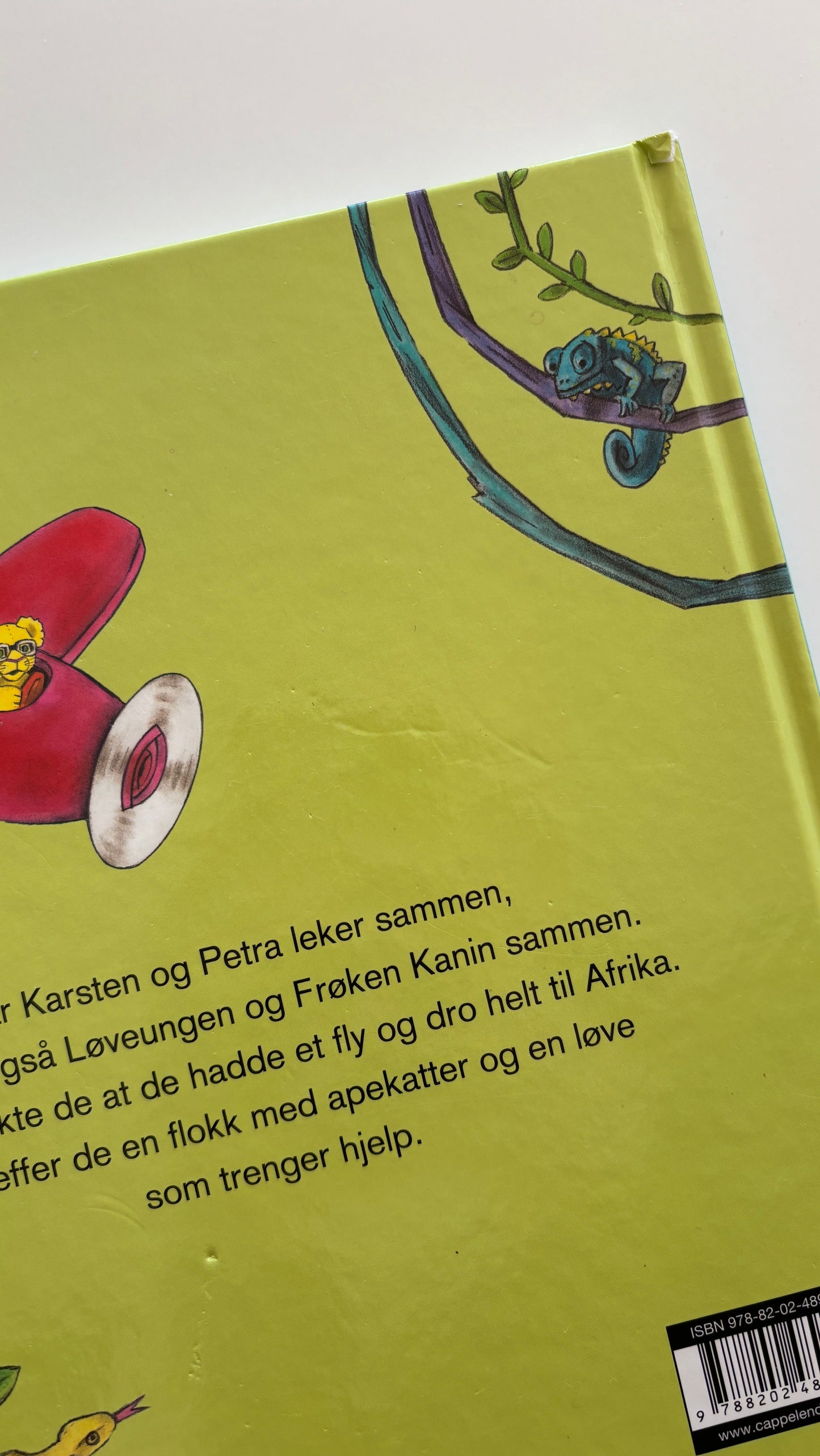 Bringsværd, Tor Åge: Karsten og Petra: Løveungen og Frøken Kanin på eventyr i Afrika