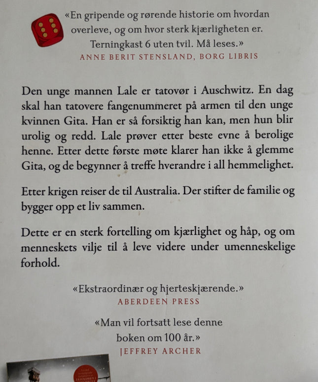 Stuart, Anna: Tatovøren i Auschwitz