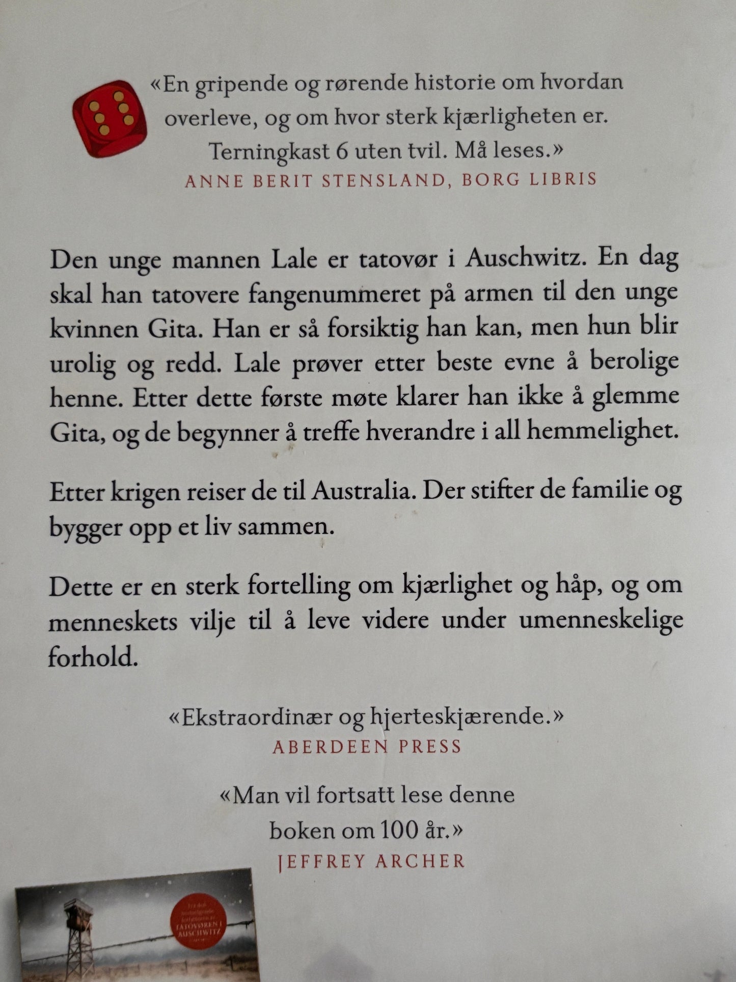Stuart, Anna: Tatovøren i Auschwitz