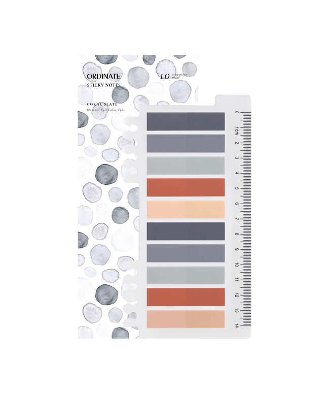 Coral Slate | adhesive strips | sticky notes | stationery