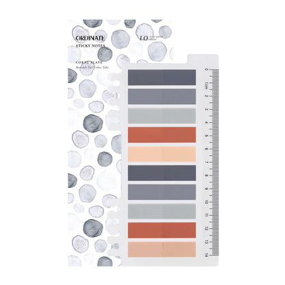 Coral Slate | adhesive strips | sticky notes | stationery