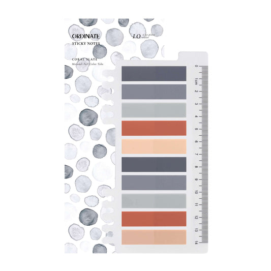 Coral Slate | adhesive strips | sticky notes | stationery