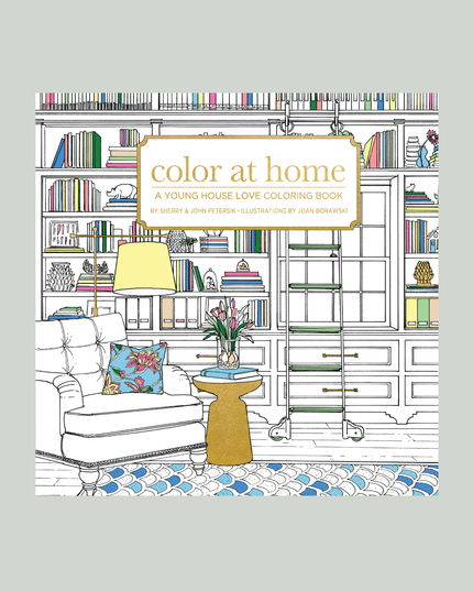 Color At Home- A Young House Love Adult Coloring Book | Fargeleggingsbok for Voksne