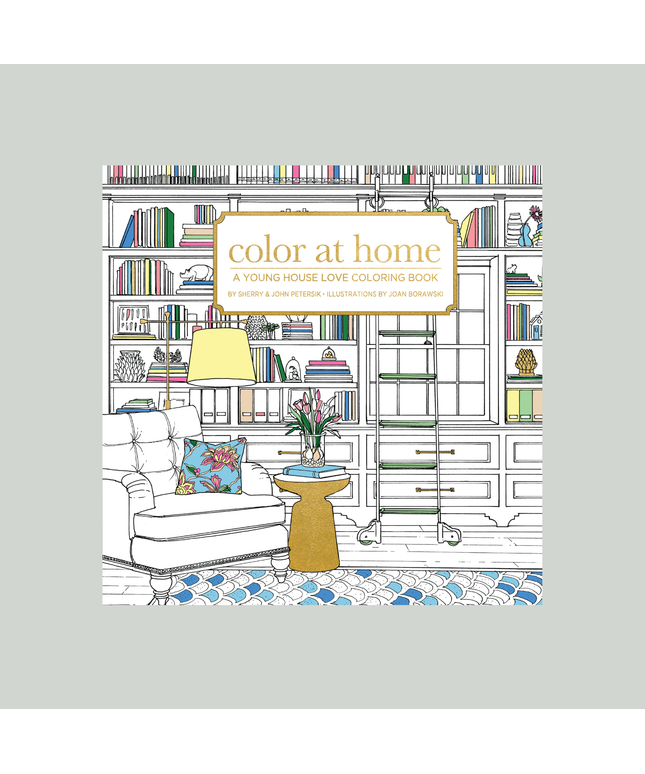Color At Home- A Young House Love Adult Coloring Book | Fargeleggingsbok for Voksne