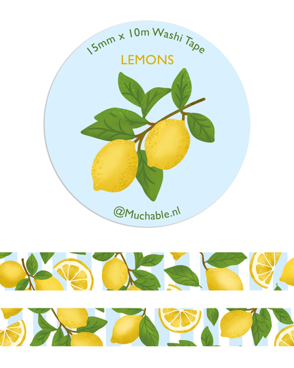 Washi Tape | Cute Sweet Lemons