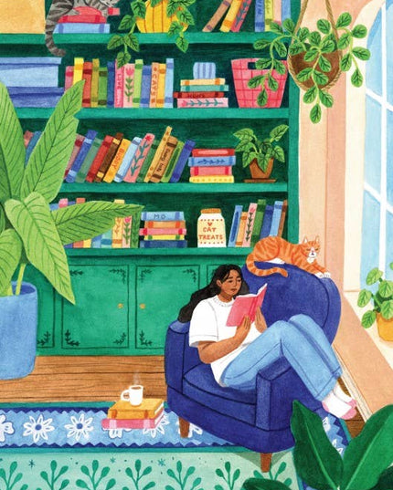 Puslespill 500 Brikker | Green Reading Corner