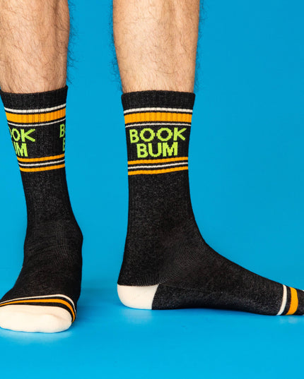 Book Bum Gym Crew Socks
