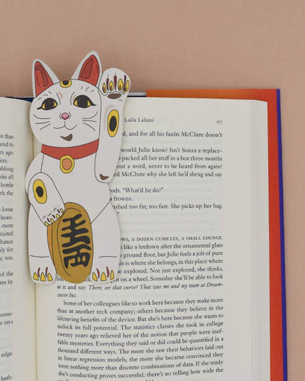 Bokmerke | Lucky Cat (det er die cut!)