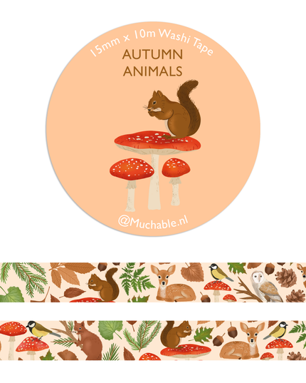 Washitape | Autumn Animals
