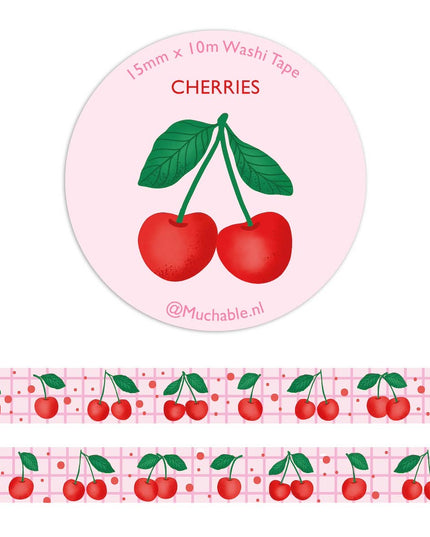 Washitape | Cute Cherries illustration