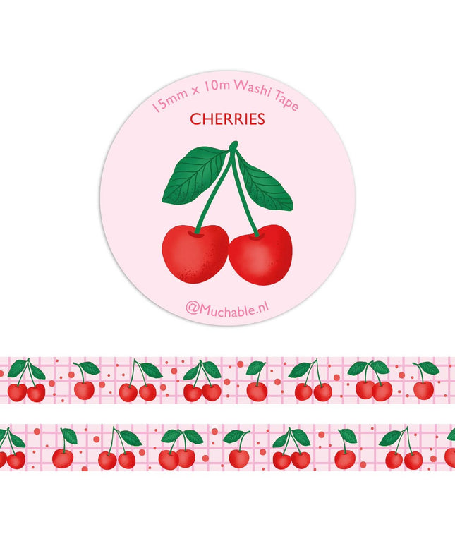 Washitape | Cute Cherries illustration