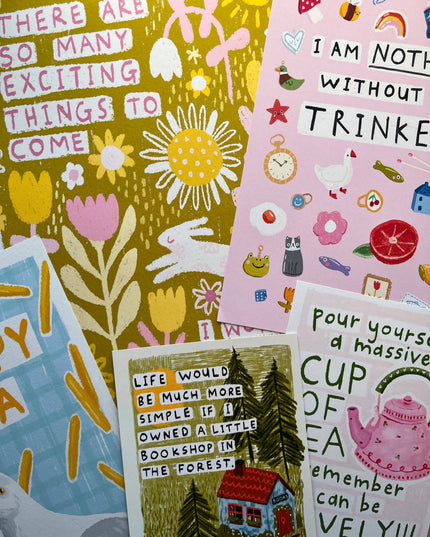 Plakat | Nothing Without My Trinkets | A5