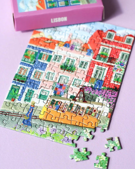 Lisbon | Mini Puslespill | 99 Brikker