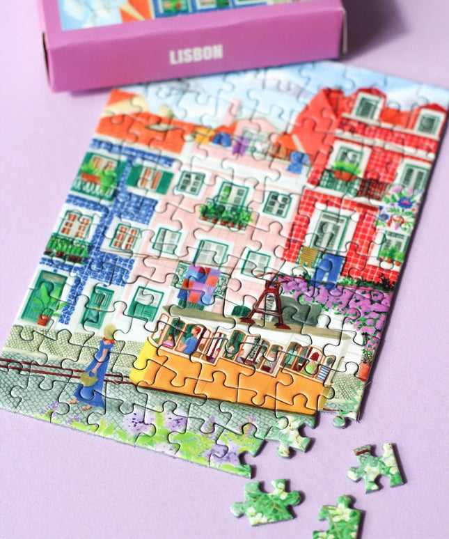 Lisbon | Mini Puslespill | 99 Brikker