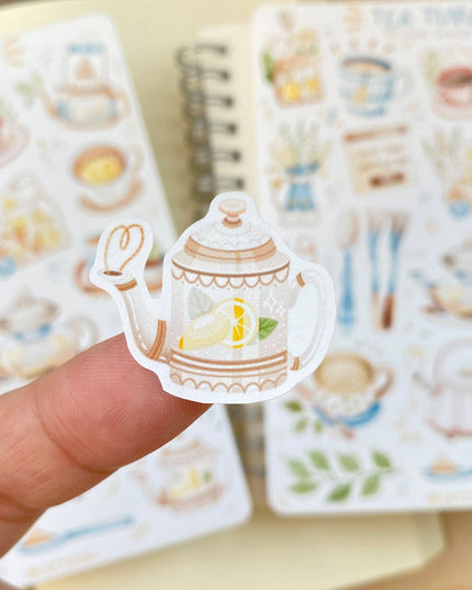 Klistremerkeark | Tea Time