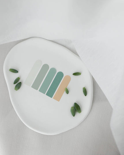 Ordinate-Mint Avrundede selvklebende notislapper - Klistrelapper - Indeksfaner - Sidemarkører