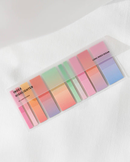 Rose twilight | Gjennomskinnelige selvklebende notislapper | Sidemarkører | Klistrelapper
