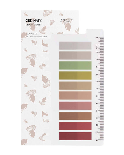 Marigold | Sticky notes | Ordinate klistrelapper | Selvklebende notislapper | Sidemarkører | Indeksfaner