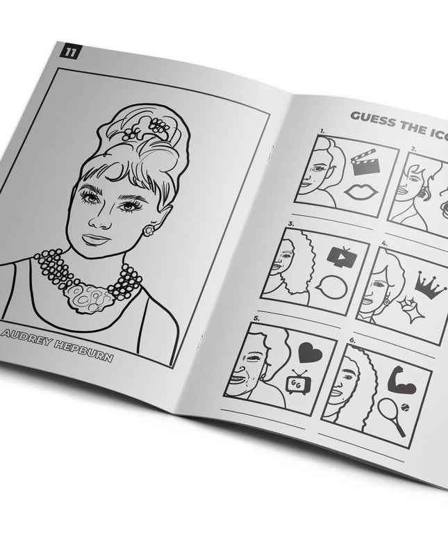 Iconic Women Activity Coloring Book