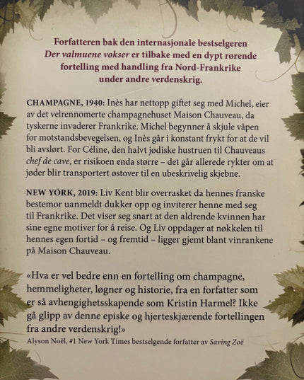 Harmel, Kristin: Vingårdens hemmelighet