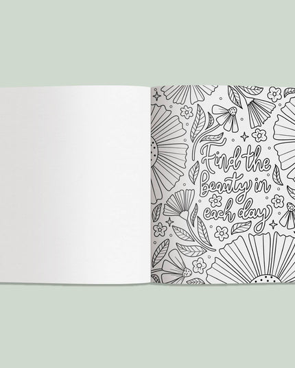 Embrace the Beauty: An Adult Coloring Book | Fargeleggingsbok for Voksne