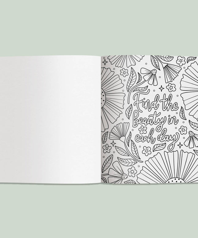 Embrace the Beauty: An Adult Coloring Book | Fargeleggingsbok for Voksne