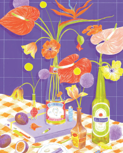 Flowers on The Table | Puslespill 500 Brikker