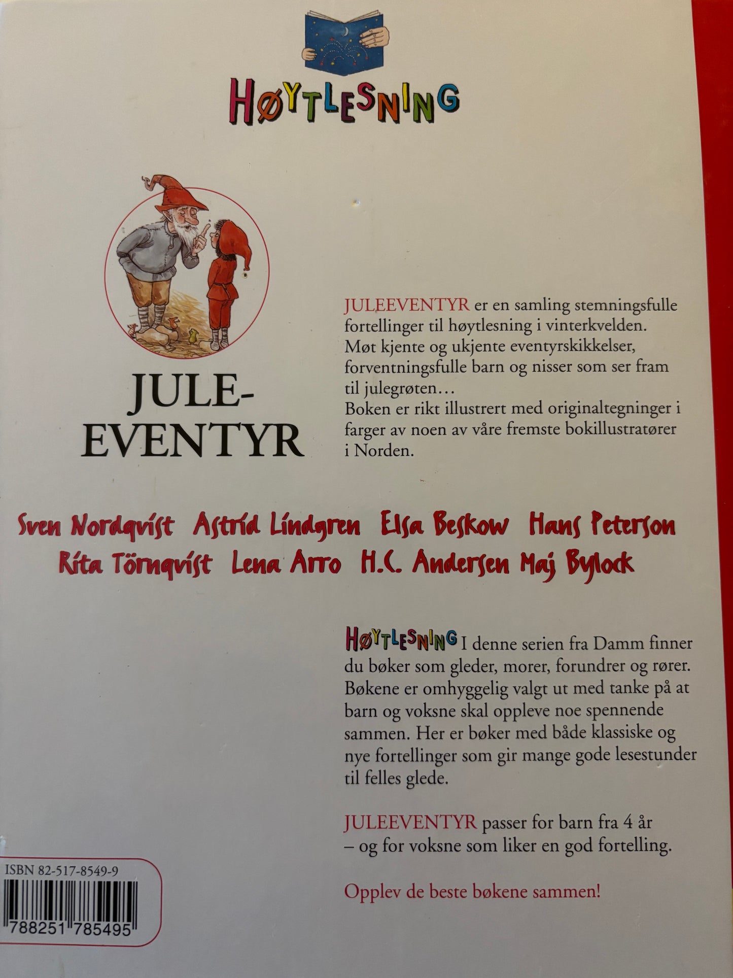 Høytlesning: Juleeventyr