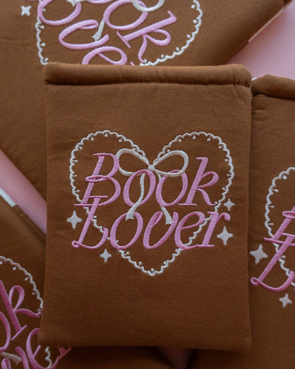 Book Lover Brodert Bokomslag / Booksleeve