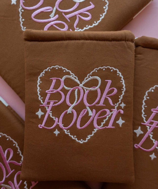 Book Lover Brodert Bokomslag / Booksleeve