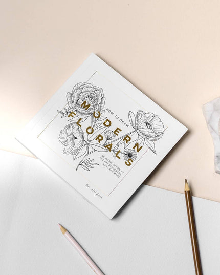 How to Draw Modern Florals - Mini Utgave