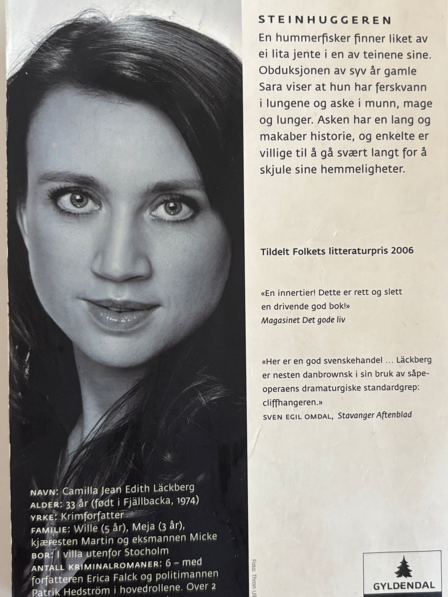 Lackberg, Camilla: Steinhuggeren
