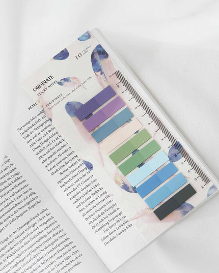 Periwinkle | Selvklebende notislapper | Gjennomskinnelige klistrelapper | Sidemarkører