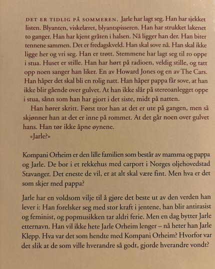 Kompani Orheim - Tore Renberg (innbundet)