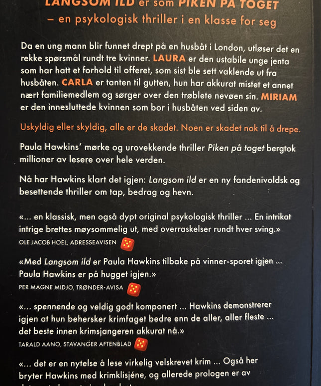 Hawkins, Paula: Langsom ild
