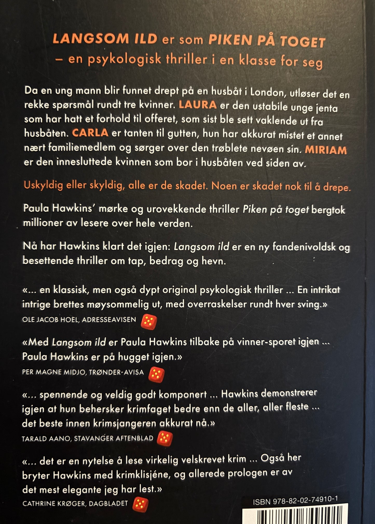 Hawkins, Paula: Langsom ild