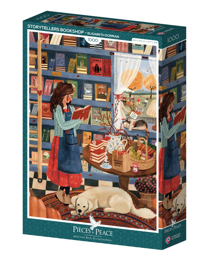 Puslespill 1000 Brikker - "Storytellers" Bookstore