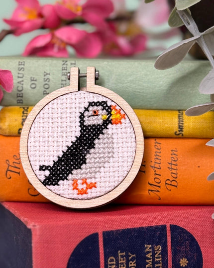I Puffin Love You! Mini Matchbox Broderingssett