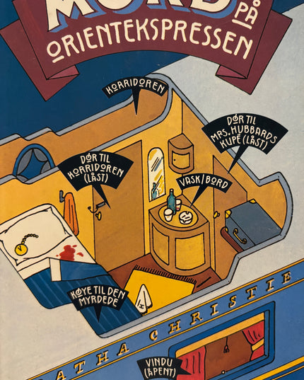 Mord på Orientekspressen - Agatha Christie (innbundet)