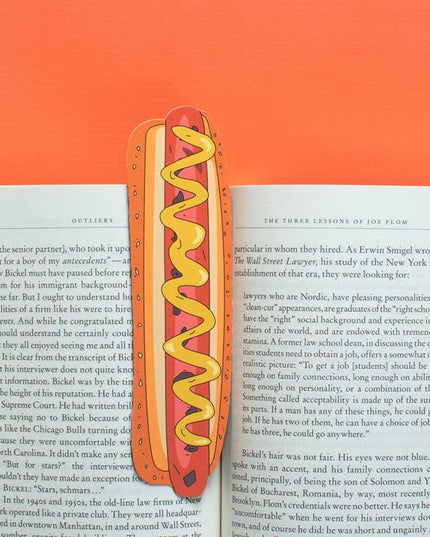 Bokmerke | Hot Dog | Pølse i Brød Bokmerke | (det er die cut!)