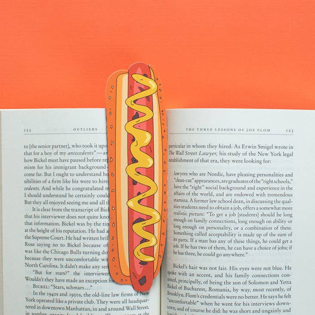 Bokmerke | Hot Dog | Pølse i Brød Bokmerke | (det er die cut!)