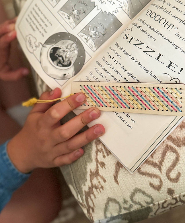 DIY Bokmerke | Lag Ditt Eget Broderte Bokmerke For Barn