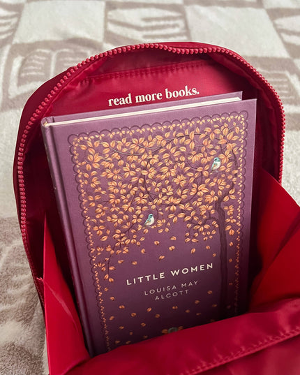 The Bookish Crossbody: Bows Books Flowers