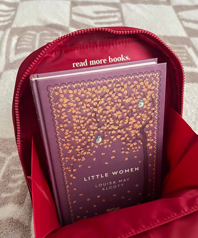 The Bookish Crossbody: Bows Books Flowers