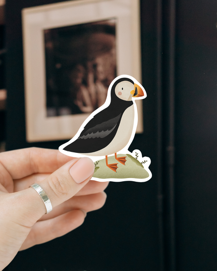 Vinyl Klistremerke | Puffin Island
