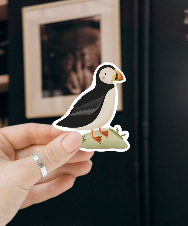 Vinyl Klistremerke | Puffin Island