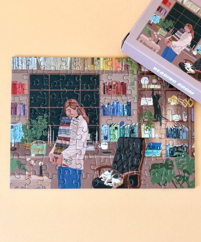 Reading Room Mini Puslespill, 99 Brikker